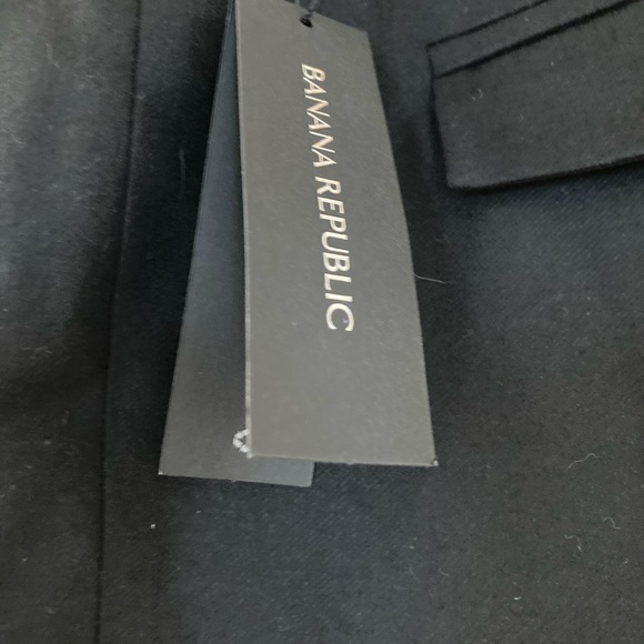 NWT Banana Republic Wool black lined slacks. - Picture 2 of 8